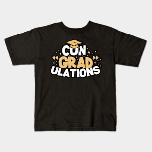 Con Grad Ulations Kids T-Shirt